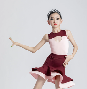 Robe de <span class=keywords><strong>danse</strong></span> latine <span class=keywords><strong>Senior</strong></span> 2023 été nouvelle robe d'entraînement pour filles jupe de <span class=keywords><strong>danse</strong></span> professionnelle pour enfants grande jupe Swing Costume - Product Image 6