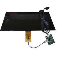 Grahowlet HX1101803 Layar Sentuh Kapasitif Fleksibel 11 Inci Panel Tampilan Layar Antarmuka IIC/USB/RS232 IC Cypress Drive untuk