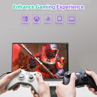 Écran portable de jeu de 15,6 pouces FHD 1080P IPS 60Hz avec haut-parleurs doubles, type-C, pour ordinateur portable, PC, téléphone et PS5