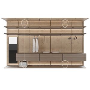 Guardaroba Minimalista in Legno Massello Post-moderno Nordico <span class=keywords><strong>GIORGETTI</strong></span> Italia, Arredamento di Lusso Personalizzabile Completamente Assemblabile - Product Image 5