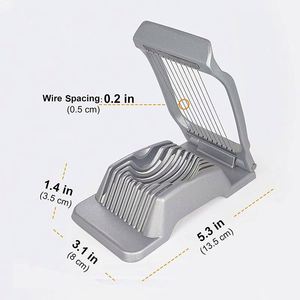 <b>Egg</b> Slicer for Hard Boiled Stainless Steel Wire <b>Egg</b> Slicer Dishwasher Safe for <b>Egg</b> Strawberry Soft Fruit - Product Image 6