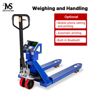 Báscula para Camiones Mountscale C18 3t 3000kg de Acero al Manganeso con Pantalla LED Integrada, Bomba Hidráulica, Elevador de Palés, Precisión de 0.5kg - Product Image 1