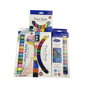 Ensemble de 6 crayons de peinture à la tempère solides personnalisés pour enfants, séchage rapide, lavables, 12 couleurs - Product Image 3