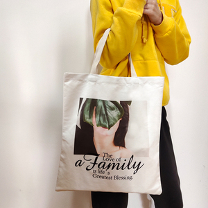 Custom Eco-Friendly Canvas Tote <b>Bag</b> with Shoulder <b>Strap</b> Reusable Groceries Shopping Custom Logo Option - Product Image 3