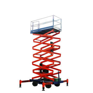 中国3t电动可移动脚手架剪刀升降机移动升降机 - Product Image 3