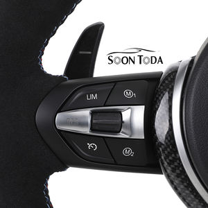 Volant en cuir Alcantara personnalisé pour BMW F1 <span class=keywords><strong>F2</strong></span> M3 M4 M5 M6 F10 F15 F20 F22 F25 F30 F31 F32 F36 F80 F81 E70 E71 E90 E9 - Product Image 2