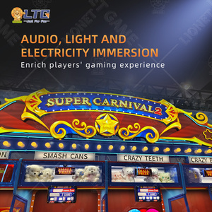 LTG Super Carnival Indoor Carnival Games 6-en-1 con diseño de circo de luz de sonido para niños adultos Centro de entretenimiento familiar - Product Image 5