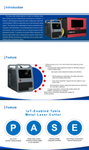 เครื่องตัดไฟเบอร์เลเซอร์แบบระบายความร้อนด้วยอากาศ 4 แกน Qiongji 700W สำหรับตัดแผ่นโลหะ - ราคาแข่งขัน ควบคุมด้วยระบบ Cypcut อัตโนมัติ คุณภาพสูง - Product Image 5
