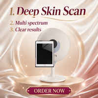 Analyseur de peau automatique à un clic pour les tests cutanés en spa et soins du visage