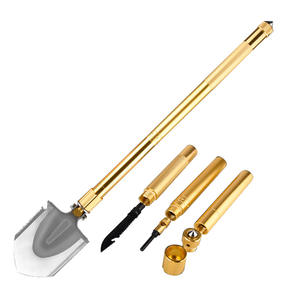 Pala Multifuncional D9 de 76 cm, Aleación de Aluminio, Pala Plegable para Supervivencia y Campamento al Aire Libre con Mango Desmontable - Product Image 2