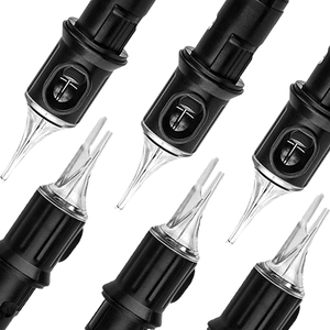 WENYU 10個使い捨てタトゥーカートリッジニードル316Lステンレススチール0.25mm直径パーマネントメイクPMUマシンニードル1RL - Product Image 5