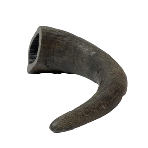 NHE Overseas Natural Water Buffalo Horn Dog Chew Jouet à mâcher animal aromatisé au boeuf de haute qualité | Friandise artisanale et durable - Product Image 1