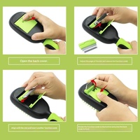 Kit de toilettage pour animaux – Brosse multifonctionnelle 5-en-1 anti-nœuds et démêlante pour chats et chiens, personnalisable en ABS
