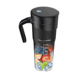 Blender portable rechargeable de 16 oz, pour les smoothies et les boissons, blender personnel de type C, mini blender pour smoothies avec lames ultra-tranchantes - Product Image 1