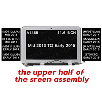 Penggantian Layar 11 "untuk MacBook Air A1465 EMC 2631 EMC 2924 661-02345 Rakitan Layar Tampilan LCD Pertengahan 2013-awal 2015