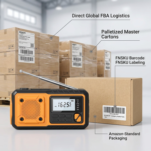 Professional 4000mAh Emergency Weather <strong>Radio</strong> Fast Charging Solar Hand Crank NOAA Alert <strong>Radio</strong> IPX5 Survival Gear Factory <strong>Direct</strong> - Product Image 4