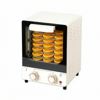 Déshydrateur alimentaire en acier inoxydable avec minuterie numérique réglable, température contrôlée, capacité 11-20L, 8 plateaux pour viande séchée, fruits, friandises pour chiens
