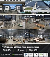 Porte intérieure en panneau de fibres à densité moyenne (MDF) étanche pour projets hôteliers, entrepôts et appartements - Fourniture en gros, design moderne et lisse
