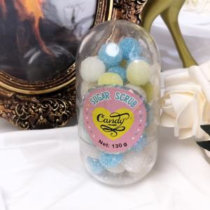 CALFLYNオーガニックラベンダーシュガーキューブカスタム家庭用プライベートラベルボディスクラブボールビタミンCを注入した美白 - Product Image 3