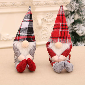 Decoraciones navideñas para el hogar, soporte para botellas de vino navideño, decoración para vino, muñeco de Papá Noel, soporte/funda para vino - Product Image 4
