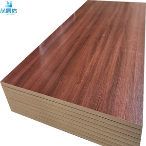 Tablero de Mdf laminado de melamina, <span class=keywords><strong>nogal</strong></span> rico, 4x8, <span class=keywords><strong>precio</strong></span> de tablero de MDF de melamina brillante - Product Image 4