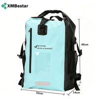 Tas Ransel Tahan Air 25L Motif Serat Karbon untuk Hiking, Drifting, Camping, dan Aktivitas Laut, Dilengkapi Resleting dan Kantong Penyimpanan