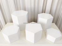 Furun Factory Round Metal Dessert Display Stand Square Cube Catering Buffet Risers pour Hotel Wedding Home Party Decor