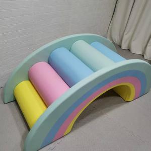 Soft Play Indoor Playground Equipment Rainbow Bridge Climb Set para Ball Pit - Product Image 2
