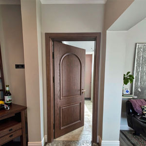 Puerta de Madera para Habitación de Hotel, Puerta Interior de MDF Compuesto para Dormitorio, Puertas Interiores de Madera para Apartamento - Product Image 2