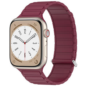 Cinturini per <span class=keywords><strong>Apple</strong></span> <span class=keywords><strong>Watch</strong></span> SE 38MM 49MM in Silicone Magnetico Colorato a Prezzo all'Ingrosso - Product Image 6