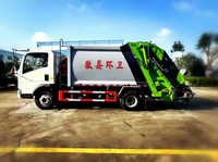 Camionnette robuste 4x2 pour le ramassage des déchets, équipée d'un système de verrouillage centralisé électrique des vitres