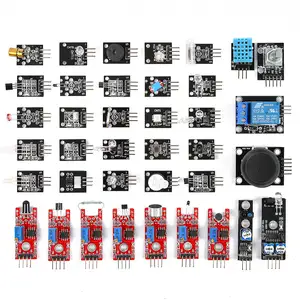 Kit de módulos de arduino super incrível para desenvolvimento, kit inicial de módulos de arduino 45 em 1, melhor que 37 em 1 R3