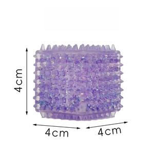 Pelota Antiestrés con Púas, Juguete Sensorial de Rebote Lento, Juguete para Ejercitar las Manos para Niños y Adultos - Product Image 6