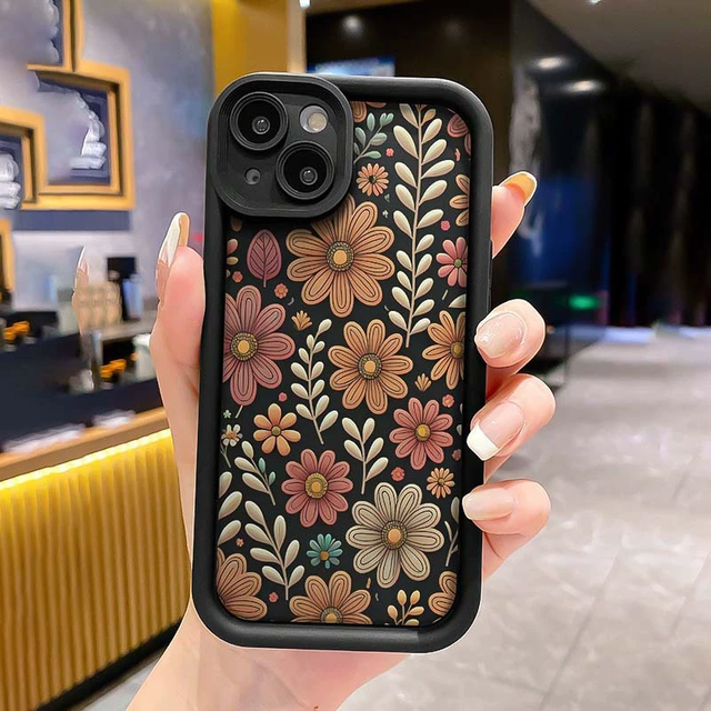 Flowers and Plants Graphic Phone Case for IPhone16 15 14 13 12 11 X XR XS SE2 SE 8 7 Plus Pro Max Mini Silicone Back Cover