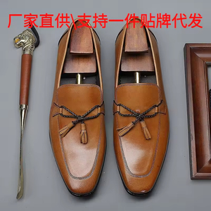 Chaussures habillées pour hommes en cuir véritable respirant de haute qualité, vente chaude 2025, chaussures derby, mode de luxe, imperméables, légères - Product Image 2