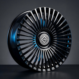 Custom ZhiGu Forged Turbo Fan Aero <strong>Wheels</strong> 18-22 Inch Gloss Black Multi-Spoke 5-Year Warranty Universal Fitment for <strong>Tesla</strong> <strong>Model</strong> - Product Image 1