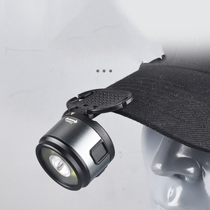 <b>Mini</b> Headlamp <b>Led</b> Rechargeable Aluminum Alloy Portable Hat Clip <b>Light</b> For Outdoor Fishing Hunting - Product Image 1