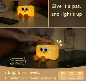 Veilleuse LED Mini en Silicone en Forme de Fromage Mignon 2026, Rechargeable par USB, Alimentée par Batterie pour Chambre d'Enfant - Product Image 4