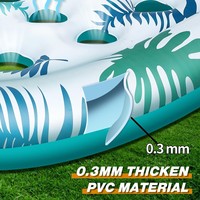 Nouvel Arrivage Transfrontalier : Chaise Longue Gonflable Pare-Soleil, Radeau Flottant, Transat Creux pour Piscines d'Été en PVC