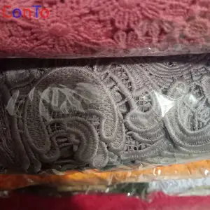 Best Price Net Allov Lace Embroidery Fabric Black