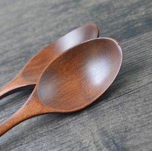 Cuillère en bois au design le plus récent, écologique, à large ouverture, avec logo personnalisé, promotionnelle, durable, élégante - Product Image 4