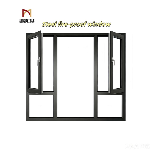 Steel Fire Rated Window, Thermal & Non-Thermal Insulated Fireproof Window for Commercial & Residential Buildings
