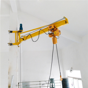 Cantilever Slewing Crane 1 Ton 2 Ton Wall Mounted Jib Crane with Electric <b>Hoist</b> - Product Image 6
