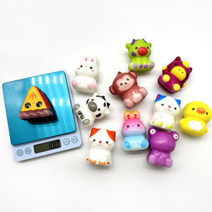 Pelotas Antiestrés Promocionales con Forma de Vaca, <span class=keywords><strong>Pato</strong></span> y Mono, Juguetes de Espuma de PU con Forma de Animales para Aliviar el Estrés, Mini Juguetes para Ejercitar la Mano - Product Image 2