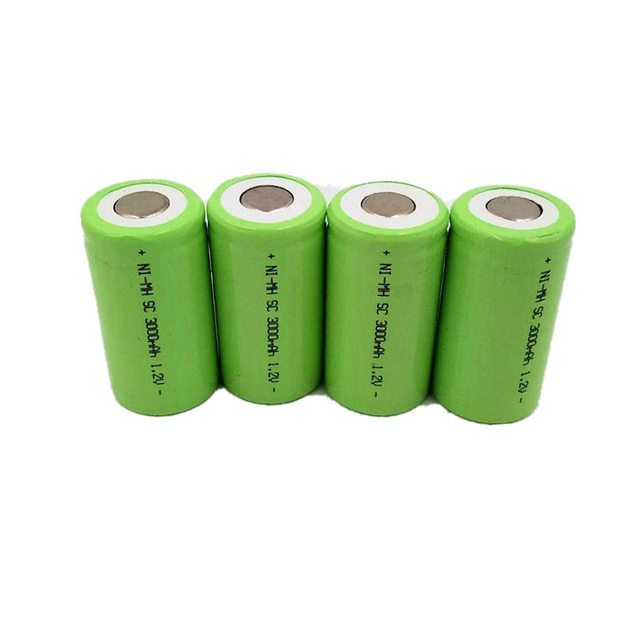 100% Real Capacity 3000mAh 1.2V SC3000mAh NIMH Rechargeable Battery SC C D Size NI-MH SC 3000mAh 1.2V NI MH Battery Cell
