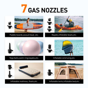 Gicle Pompe à air électrique rapide DC 12V <span class=keywords><strong>Gonfleur</strong></span> portable Support de <span class=keywords><strong>batterie</strong></span> amovible Accessoire pratique pour les planches à pagaie debout - Product Image 6