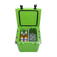 Glacière isotherme rotomoulée 33QT, portable, étanche, pour le stockage de glace sèche, idéale pour le camping et la pêche