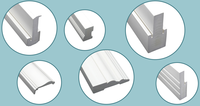 Marco de Puerta de PVC Impermeable - Revestimiento de Puerta de Madera Plástica Compuesta para Baño y Cocina, Resistente a la Humedad