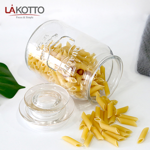 Recipiente de Vidrio Cuadrado y Redondo Hermético de Alta Calidad, Tarro de Vidrio con Tapa de Vidrio para Miel/Jugo/Té/Alimentos - Product Image 5