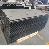 Panneau de clôture WPC Unifloor de 6 pieds avec cadre en aluminium, écologique et résistant aux intempéries, installation facile en DIY